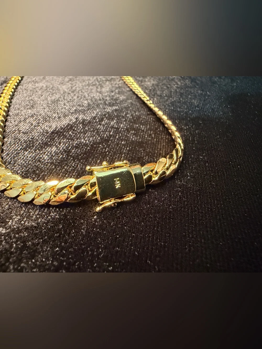Miami Cuban 14K Stamped Gold Filled 20in 6MM Necklace W/Box Lock. BRAND NEW